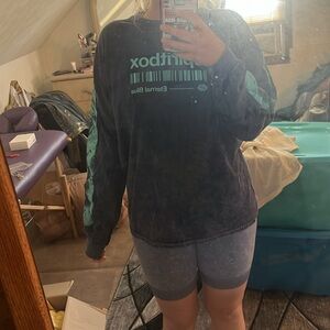 spiritbox long sleeve acid wash tee